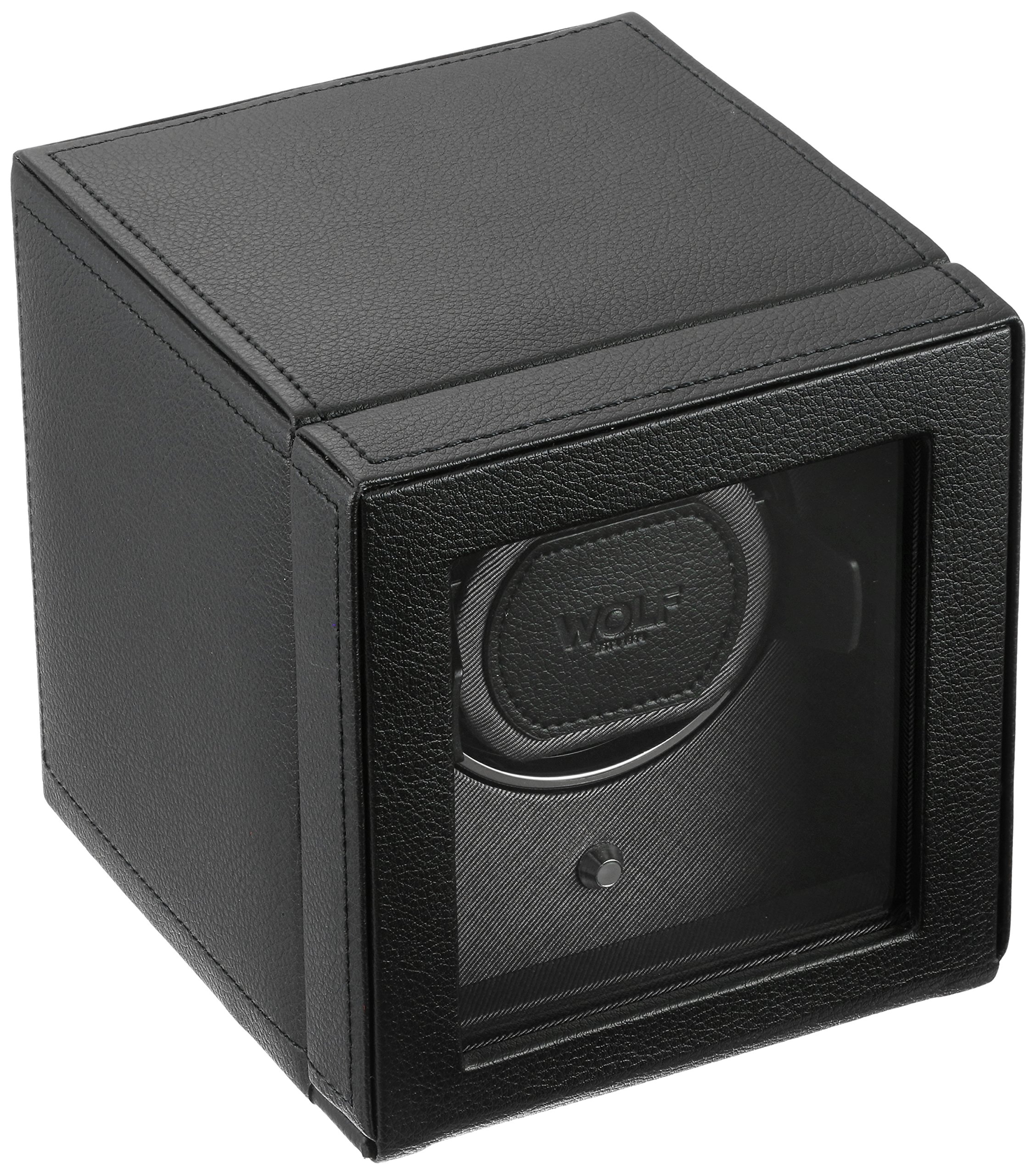 Cub Single Automatic Watch Winder with Cover by Wolf