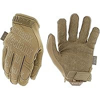 Mechanix Wear: The Original Tactical Work Gloves with Secure Fit, Flexible Grip for Multi-Purpose Use, Durable Touchscreen Safety Gloves for Men (Brown, Large)