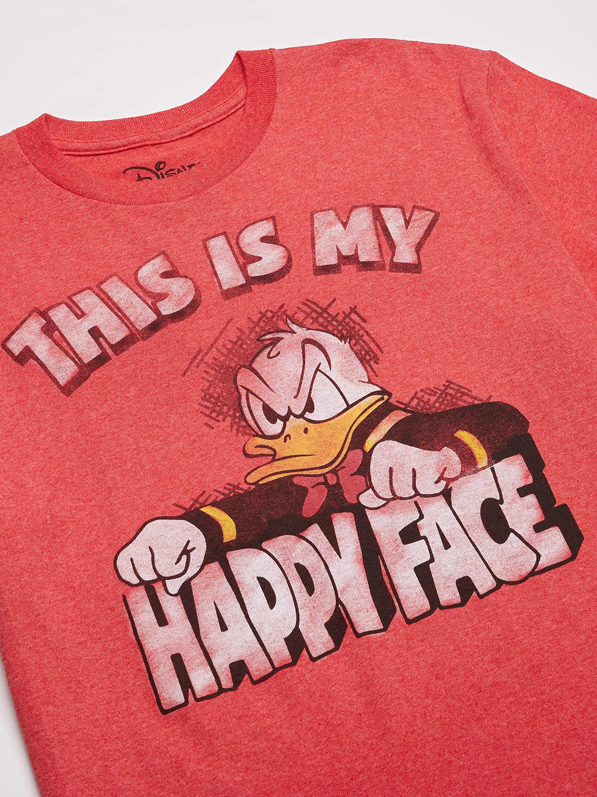 Donald Duck Angry Grumpy This Is My Happy Face T-shirt