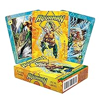 AQUARIUS DC Comics Aquaman Comics Playing Cards - Aquaman Themed Deck of Cards for Your Favorite Card Games - Officially Licensed DC Comics Merchandise & Collectibles