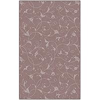 Brumlow Mills Caitlin Simple Home Indoor Floral Print Pattern Area Rug Perfect for Any Living Room Decor, Bedroom Carpet, Dining Room, Kitchen or Entryway Rug, 2'6