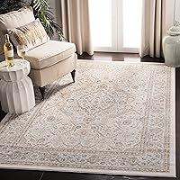 SAFAVIEH Isabella Collection Accent Rug - 4' x 6', Cream & Beige, Oriental Design, Non-Shedding & Easy Care, Ideal for High Traffic Areas in Entryway, Living Room, Bedroom (ISA916B)