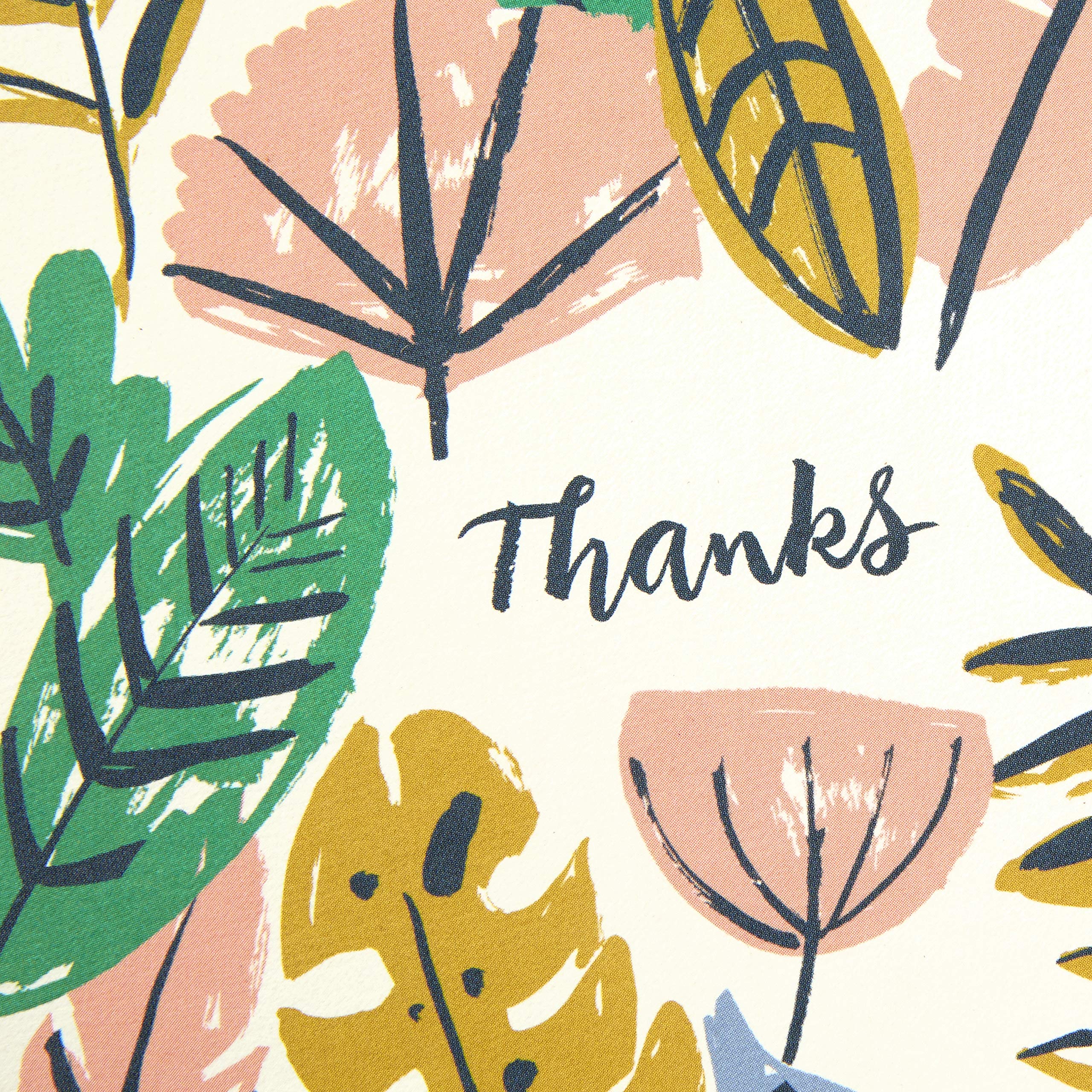 Hallmark Thank You Cards Assortment, Painted Florals (48 Cards with Envelopes for Baby Showers, Bridal Showers, Weddings, All Occasion)