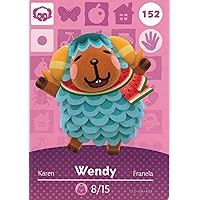Nintendo Animal Crossing Happy Home Designer Amiibo Card Wendy 152/200 USA Version