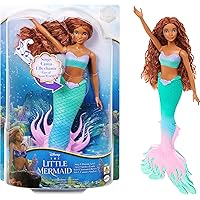 Mattel Disney The Little Mermaid Sing & Dream Ariel Fashion Doll with Signature Tail, Toys Inspired by the Movie