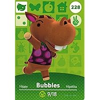 Nintendo Animal Crossing Happy Home Designer Amiibo Card Bubbles 228/300 USA Version
