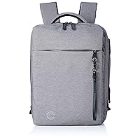 PIDD PAN201 Nove Nove, 2-Way Lightweight Business Backpack, Gray