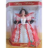 Barbie Happy Holidays Doll - Special Edition 10th Aniversary Hallmark 5th in Series (1997)
