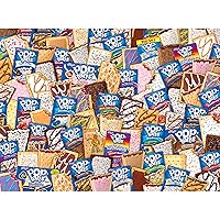 RoseArt Kellogg's Pop Tart Party Puzzle, 1000 Piece Jigsaw Puzzles - Featuring Vibrant Frosted and Unfrosted Pop Tarts, Bonus Puzzle Poster Included