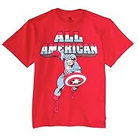 Marvel Boys' All American Graphic T-Shirt