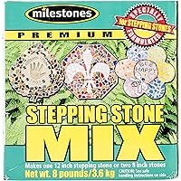 Midwest Products Milestones Premium Stepping Stone Cement Mix 8 Pound Box for Stepping Stone Kits - 903-16102