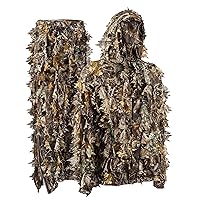 Leafy Suit - Hunting Gear Suit for Men, Camo Breathable Suit Jacket, Cool Hunting Accessories, Realtree Edge Pattern
