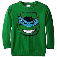 Teenage Mutant Ninja Turtles Boys' TMNT Leonardo Intarsia Sweater