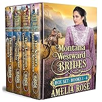 Montana Westward Brides: Books 1-4: Mail Order Bride Historical Western Romance