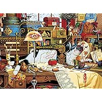Buffalo Games - Silver Select - Charles Wysocki - Maggie The Messmaker - 1000 Piece Jigsaw Puzzle for Adults Challenging Puzzle Perfect for Game Nights - Finished Size 26.75 x 19.75
