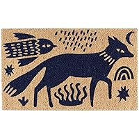 Danica Studio Timber Coir Fiber Printed Doormat, 18 x 30 in