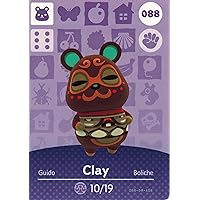 Animal Crossing Happy Home Designer Amiibo Card Clay 088/100