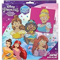 Perler Disney Princesses Fused Bead Craft Activity Kit, Includes 5 Patterns, Finished Project Sizes Vary, Multicolor 2003 Pieces