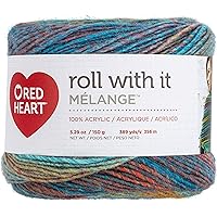 Red Heart Roll with it Melange Paparazzi