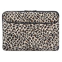 Protective Padded Leopard Print 13-inch Laptop Sleeve for Microsoft Surface Laptop 3 2, Book 3 13.5