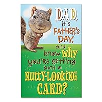 American Greetings Funny Fathers Day Card for Dad (Nutty-Looking)