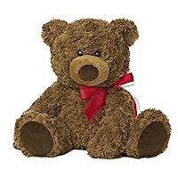 Aurora® Snuggly Coco Bear™ Stuffed Animal - Comforting Companion - Imaginative Play - Brown 13 Inches