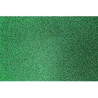 Allgala 12 Pack 30x40 CM X-Large Ledger Size Glitter EVA Foam Paper 12 x 16 Inch Sheets-Green-CF85705