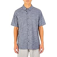 Men's One and Only Textured Short Sleeve Button Up