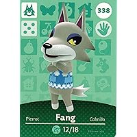 Nintendo Animal Crossing Happy Home Designer Amiibo Card Fang 338/400 USA Version