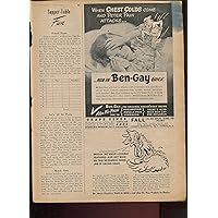 BEN-GAY RUB IN QUICK WHEN CHEST COLDS COME AND PETER PAIN ATTACKS DR. HESS POULTRY PRODUCTS 1945 VINTAGE ANTIQUE ADVERTISEMENT