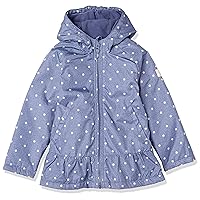 OshKosh B’gosh Baby Girls Fleece-lined Jacket, Blue With Stylish Polka Dot DesignAnorak