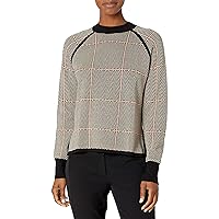 Lyssé Women's Genevieve Sweater, Camel Herringbone, S