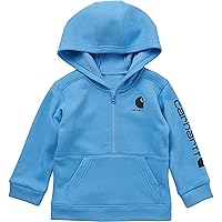 Carhartt Baby Boys' Long-Sleeve Half-Zip Hooded Sweatshirt
