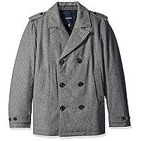 Nautica Men's Double Breasted Wool Peacoat