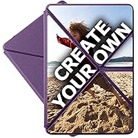 Kindle Fire HD Purple Origami Case (All New Kindle Fire HD 7