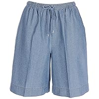Coral Bay Womens Everyday Denim Pull On Shorts 39 (US 8)