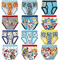 Paw Patrol Boys' 12-pk of 100% Cotton Panties in Advent Box Makes Holidays and Potty Training Fun, Sizes 2/3t, 4t & 5t