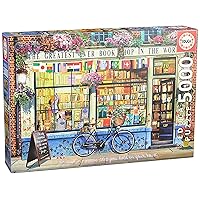Educa - Greatest Bookshop in The World - 5000 Piece Jigsaw Puzzle - Puzzle Glue Included - Completed Image Measures 61.75