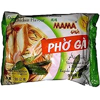 Mama Instant Noodles Pho Ga Chand Noodle Soup, Chicken (Pho Ga) 1.93 Oz. Packets (30 Pack)