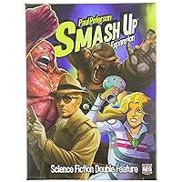 AEG Smash Up Science Fiction Double Feature Expansion, Board Game, Card Game, Time Travelers, Shapeshifters, Spies, Cyborg Apes, 2 to 4 Players, 30 to 45 Minute Play Time, for Ages 10 and Up