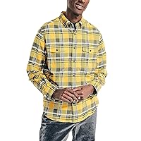 Nautica Men's Sustainably Crafted Plaid Flannel Shirt