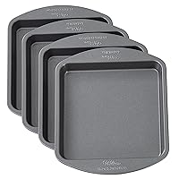 Wilton Easy Layers! Square Layer Cake Pans Set, 4-Piece