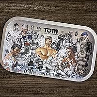 Generic 10.6in x 6.3in Tin Rectangular Tray, Dishwasher Safe, Part of Proceeds to Tom of Finland Foundation