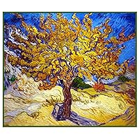 Mulberry Tree Inspired by Vincent Van Gogh Counted Cross Stitch Pattern