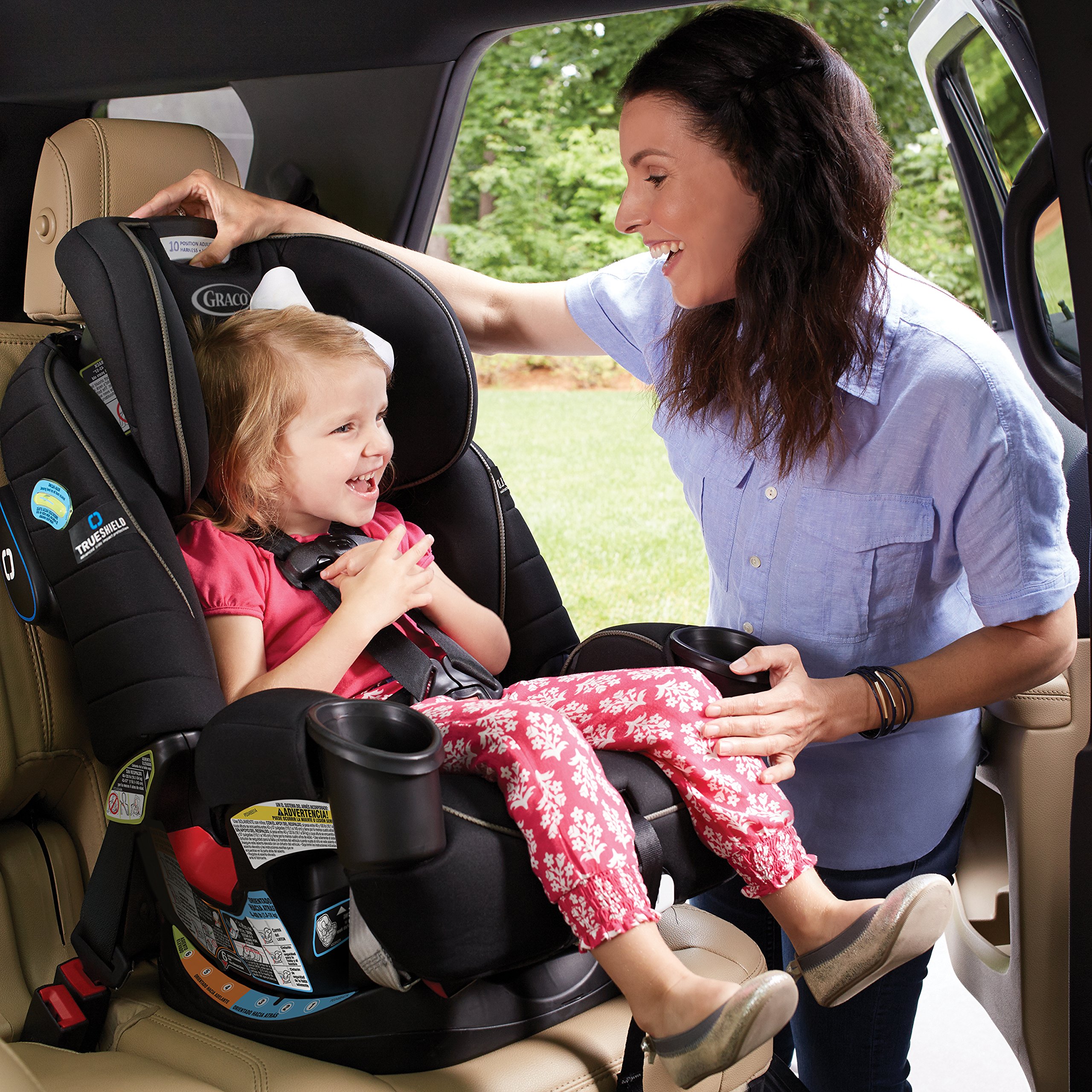 Graco 4Ever 4 in 1 Car Seat featuring TrueShield Side Impact Technology