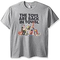 Disney Men's Story The Toys are Back in Town Graphic T-Shirt
