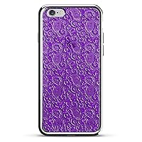 LUX-I6PLCRM-PAISLEY4 Paisley Design Chrome Series Case for iPhone 6/6S Plus - Dark Purple
