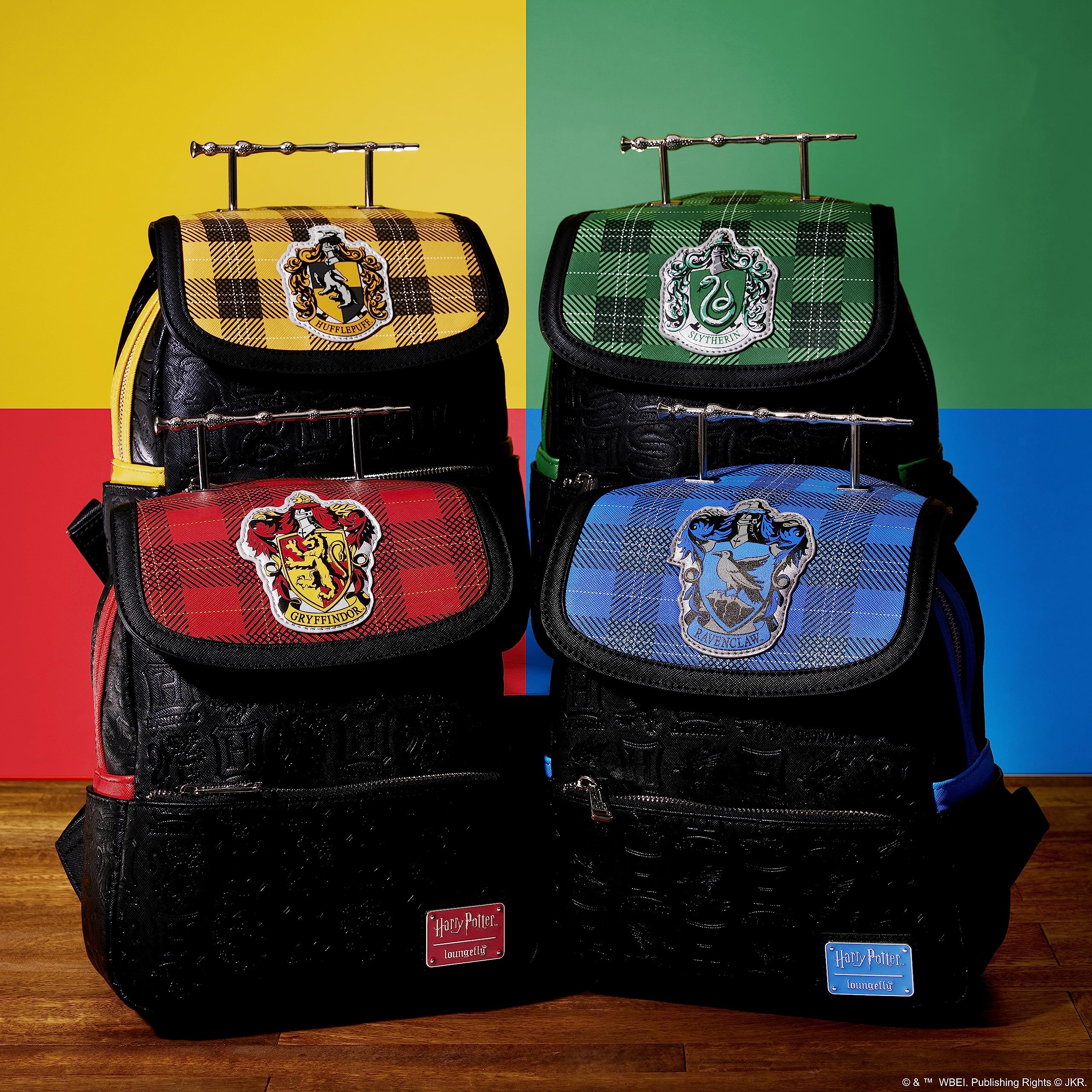 Loungefly Harry Potter 'Choose Your House' Collection: Slytherin House MIni-Backpack, Amazon Exclusive