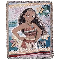 Disney Disney Moana, “Island Girl” Woven Tapestry Throw Company 48