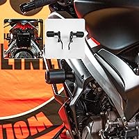 Motorcycle Left Right Side Frame Slider Engine Guard Bumper Anti Crash Pad Fairing Falling Protector POM+Aluminum Protection Kit for A-prilia RS 660 RS660 2020 2021 2022 2023 20-23